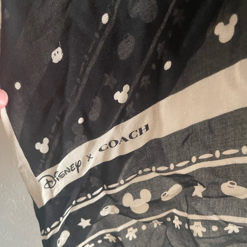 Disney X Coach Mickey scarf